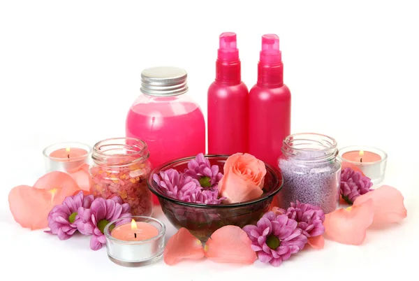 Itens para aromaterapia, spa, massagem — Fotografia de Stock