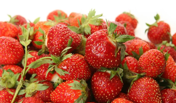 Reife Erdbeeren für gesunde Ernährung lizenzfreie Stockfotos