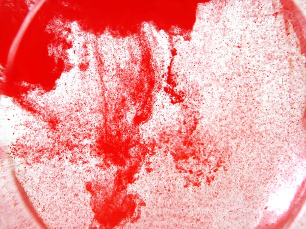 Sfondo Colorato Con Particelle Caotiche Rosse — Foto Stock