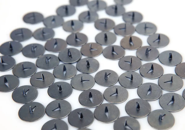 Botões Metal Com Pontas Afiadas — Fotografia de Stock