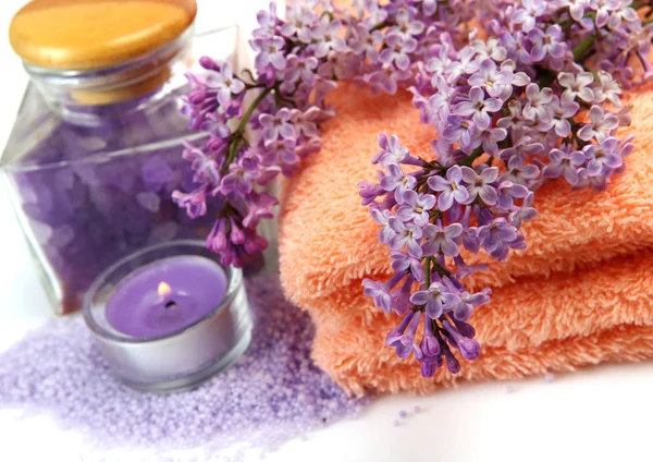 Artikel für Aromatherapie und Körperpflege — Stockfoto