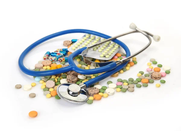Tabletter för förebyggande och behandling av sjukdomar — Stockfoto
