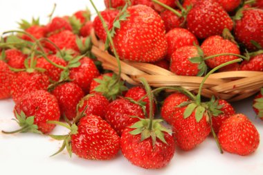 sağlıklı bir diyet için olgun çilek