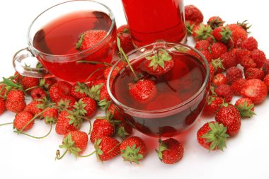 sağlıklı bir diyet için olgun çilek