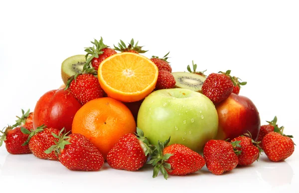 Ripe fruits and berries for a healthy diet — Stock Photo, Image