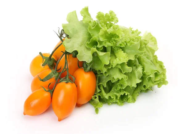 Verduras frescas sobre un fondo blanco —  Fotos de Stock