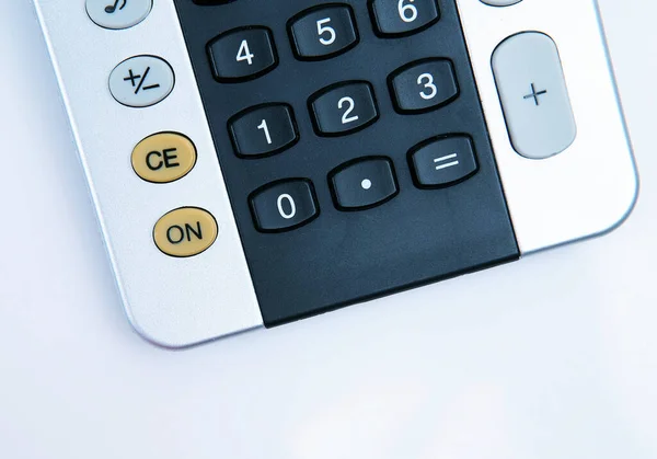 Calculator White Background — Stock Photo, Image