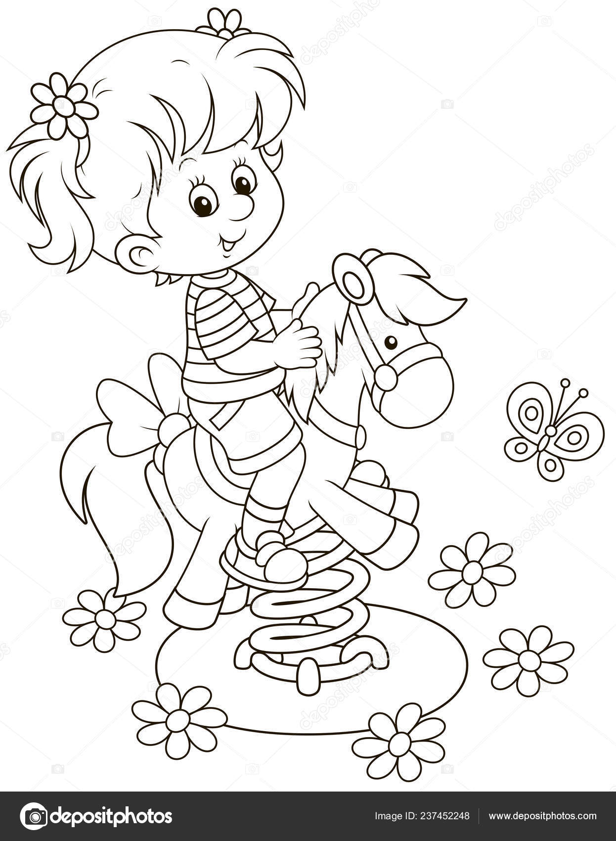 cavalo de balanço de madeira de brinquedo de criança. montar jogo para  menino. ilustração vetorial desenhada à mão vintage em fundo branco para  uma infância feliz 11170830 Vetor no Vecteezy