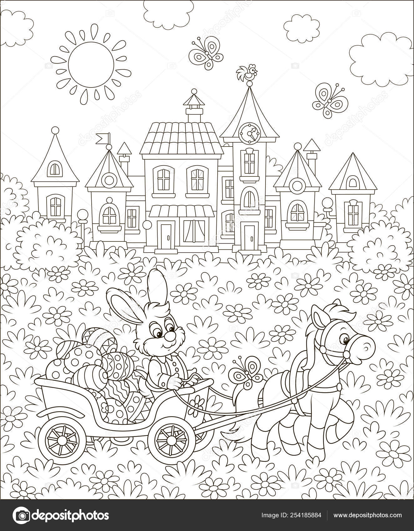 Hari yang cerah Stok Vektor Ilustrasi Hari yang cerah Bebas