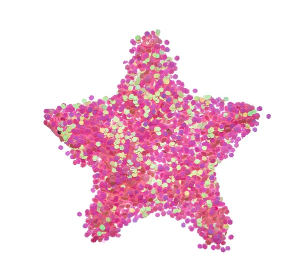 Яркий Оригинальный Разноцветный Фон Виде Пятиконечной Трафаретной Звезды — стоковое фото