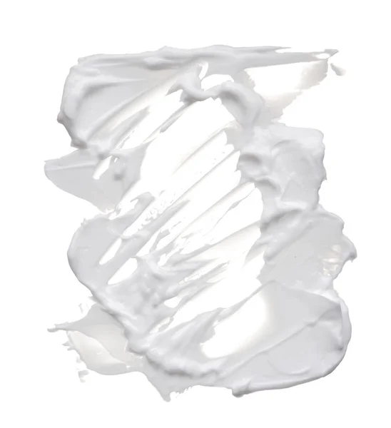 Біла Текстура Реліквії Ізольована Білому Тлі Ясний Крем Обличчя Білому — стокове фото