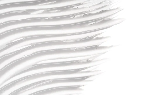 Beyaz Arka Plan Üzerinde Izole Yavaşça Pembe Kremalı Doku Beyaz — Stok fotoğraf