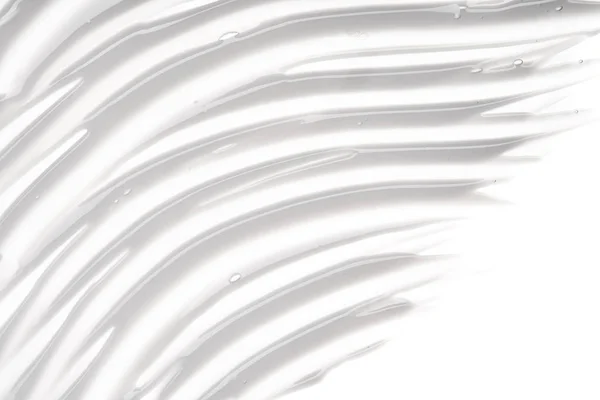 Ніжно Рожева Кремова Текстура Ізольована Білому Тлі Ясний Крем Обличчя — стокове фото
