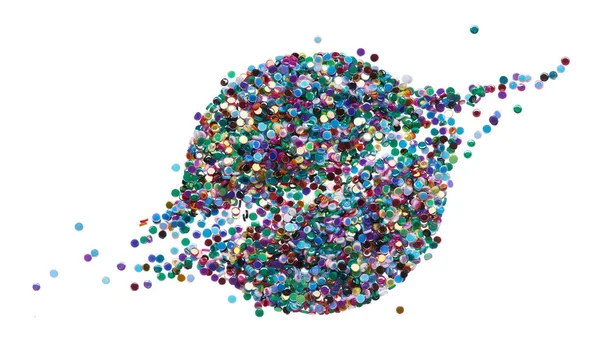 Bright Original Background Multicolored Dots Shape Circle — Stock Photo, Image