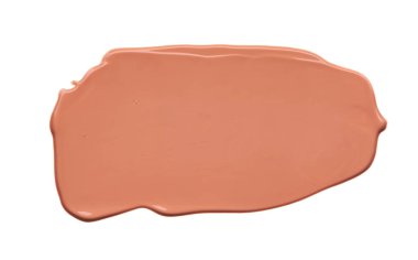 Beyaz arka plan üzerinde izole kremsi Vakfı'nın hafif bej makyaj karalama. Beyaz arka plan üzerinde izole hafif bej kremsi Vakfı doku