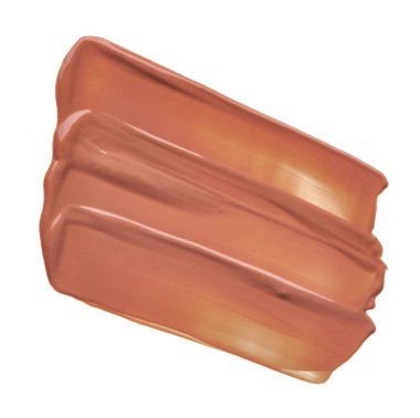 Beyaz arka plan üzerinde izole kremsi Vakfı'nın hafif bej makyaj karalama. Beyaz arka plan üzerinde izole hafif bej kremsi Vakfı doku