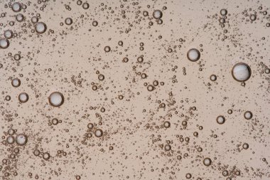 Tam kare kabarcıklar ve damla yağı şeklinde daire kayan tarafından kurulan dokular