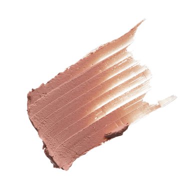 Beyaz arka plan üzerinde izole kremsi Vakfı'nın hafif bej makyaj karalama. Hafif bej kremsi Vakfı doku arka plan