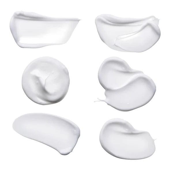 Beyaz arka plan üzerinde beyaz smear ayarla