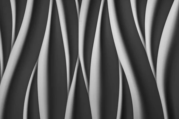 Cartel Hermoso Formato Con Fondo Abstracto Smooth Grey Waves Con — Foto de Stock