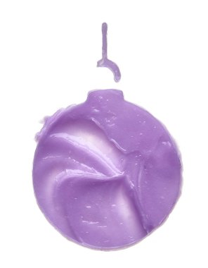 Şablon beyaz arka plan üzerinde izole bir Noel top şeklinde Noel dekorasyon.