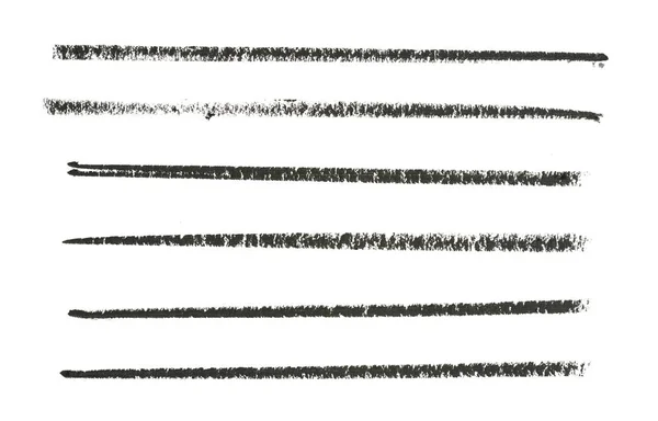直接上記のショット ホワイト ペーパー テクスチャ上の黒の鉛筆のストローク — ストック写真