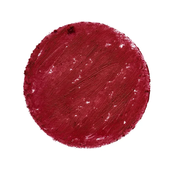 Linee Disegnate Una Matita Cosmetica Rossa Cartone Bianco — Foto Stock