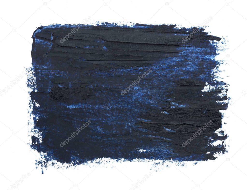 Dark blue pencil drawings on white paper texture directly above shot