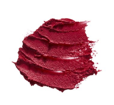 Kırmızı kremsi ruj dokusu