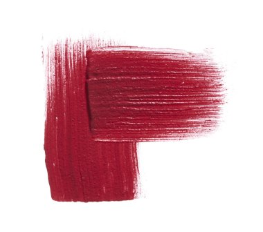 Kırmızı kremsi ruj dokusu