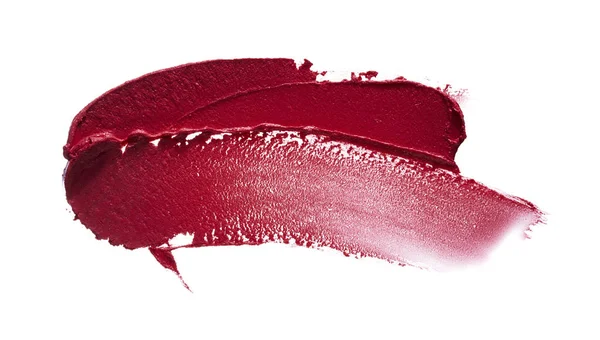 Tekstur lipstik krem merah — Stok Foto