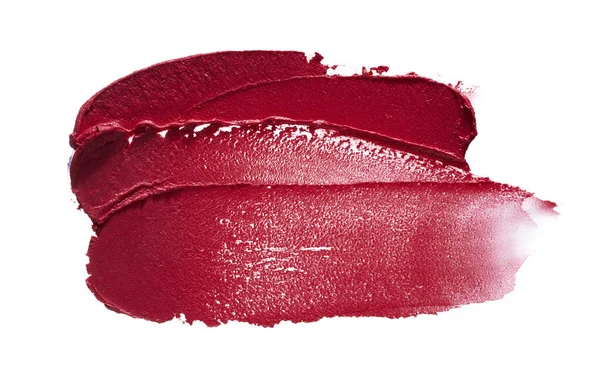 Roter cremiger Lippenstift — Stockfoto