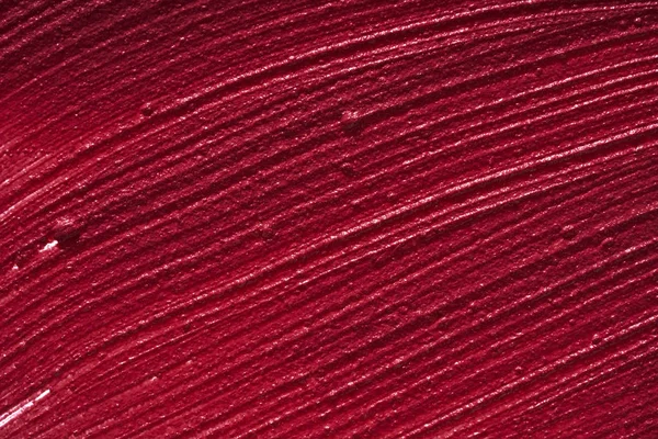 Червона кремова текстура помади — стокове фото