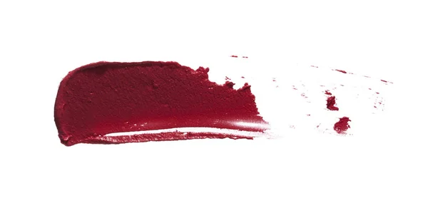 Textura de lápiz labial cremoso rojo —  Fotos de Stock