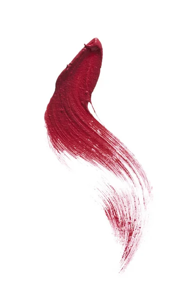 Kırmızı kremsi ruj dokusu — Stok fotoğraf