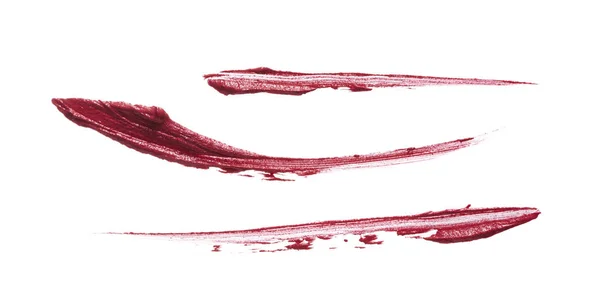 Textura de lápiz labial cremoso rojo —  Fotos de Stock