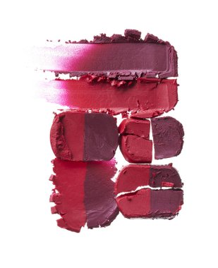 Kırmızı kremsi ruj dokusu