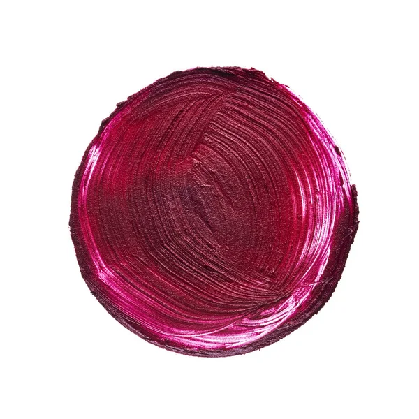 Red creamy lipstick texture — Stock Photo, Image
