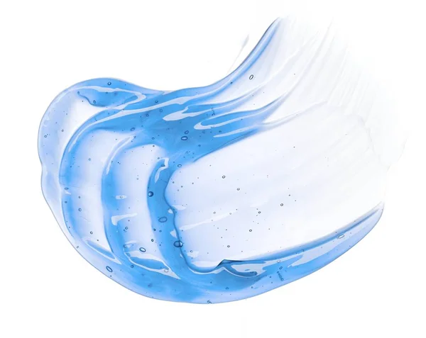 Jasnoniebieski, wodnisty płyn rozmaz — Zdjęcie stockowe