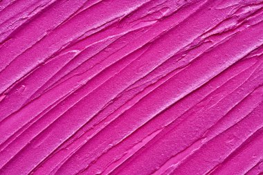 Beyaz üzerinde izole pembe ruj veya akrilik boya