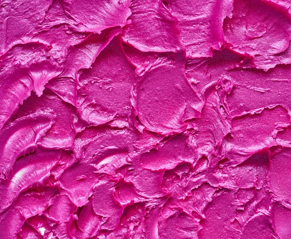Pink lipstick or acrylic paint isolated on white — Stock Photo, Image
