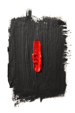 Siyah ezilmiş eyeliner veya siyah akrilik boya dokusu