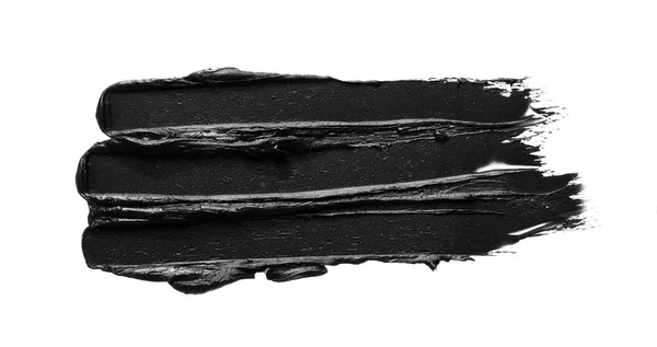 黑色压碎眼线或黑色丙烯酸漆的纹理 — 图库照片