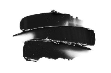 Siyah ezilmiş eyeliner veya siyah akrilik boya dokusu