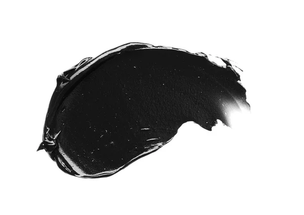 黑色压碎眼线或黑色丙烯酸漆的纹理 — 图库照片