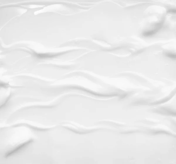 Smears and texture of face cream or white acrylic paint — Stock Photo, Image