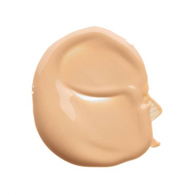 Hafifçe bej darbeler ve kapatıcı dokusu