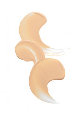 Hafifçe bej darbeler ve kapatıcı dokusu