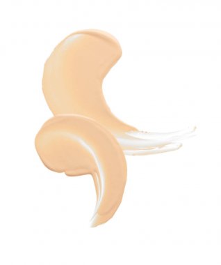 Hafifçe bej darbeler ve kapatıcı dokusu