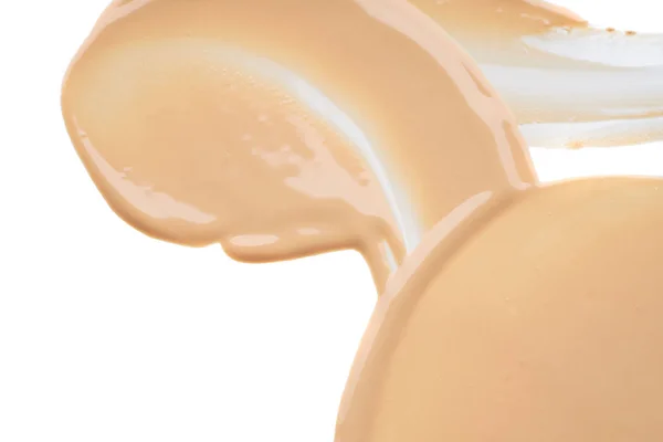 Zacht beige lijnen en textuur van concealer — Stockfoto